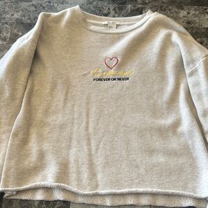 Forever 21 cropped sweatshirt